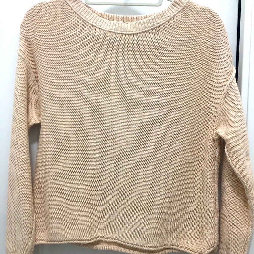 Chelsea & Theodore Cotton Knit Crewneck Sweater